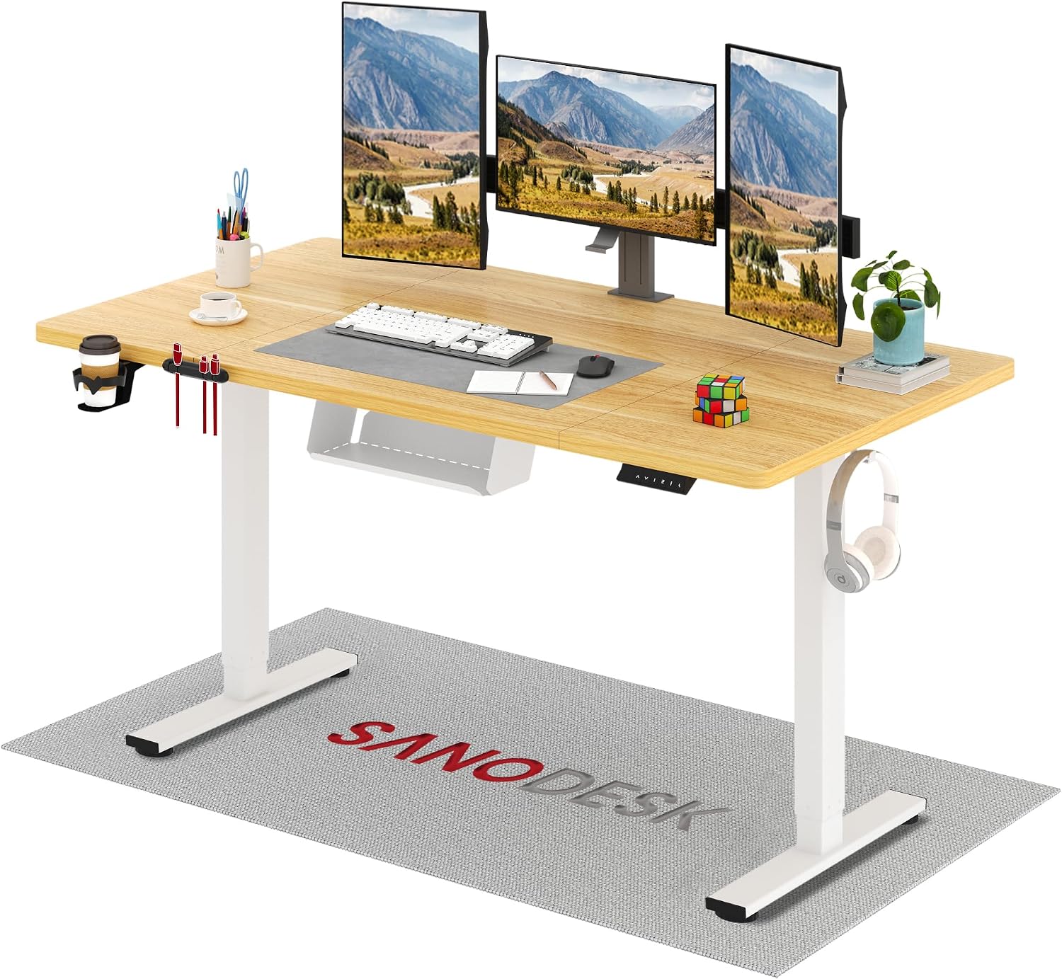 Detalle de SANODESK Bureau Assis Debout 160x60 cm