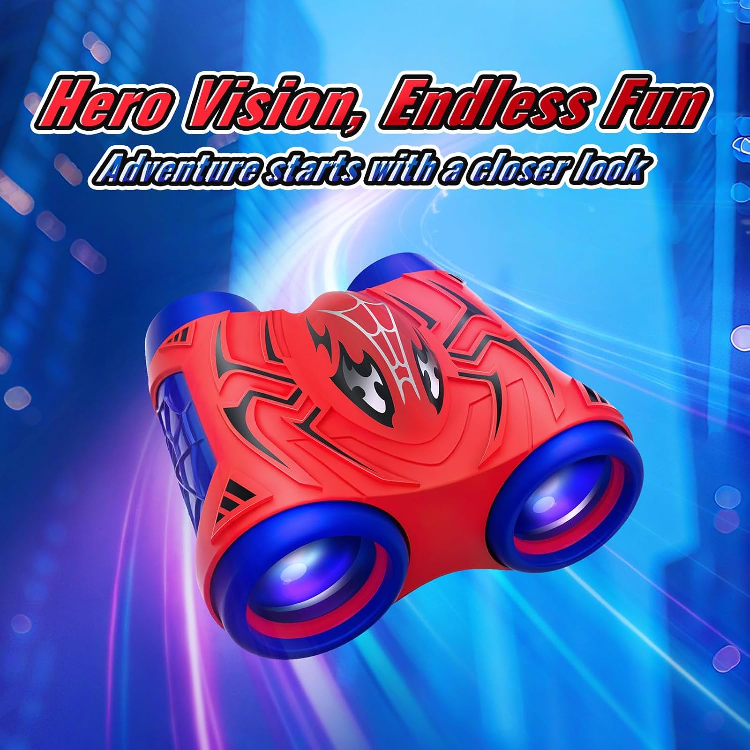 Thumbnail 1 de Kids Binoculars (Age 3–9) with Bird Watching Manual & Compass – Outdoor Garden & Park Explorer Toy