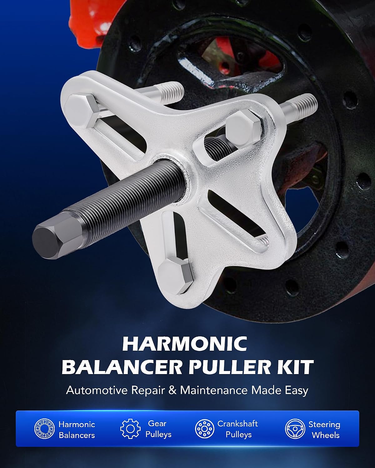 Thumbnail 1 de Orion Motor Tech Harmonic Balancer Puller Kit, 49-piece