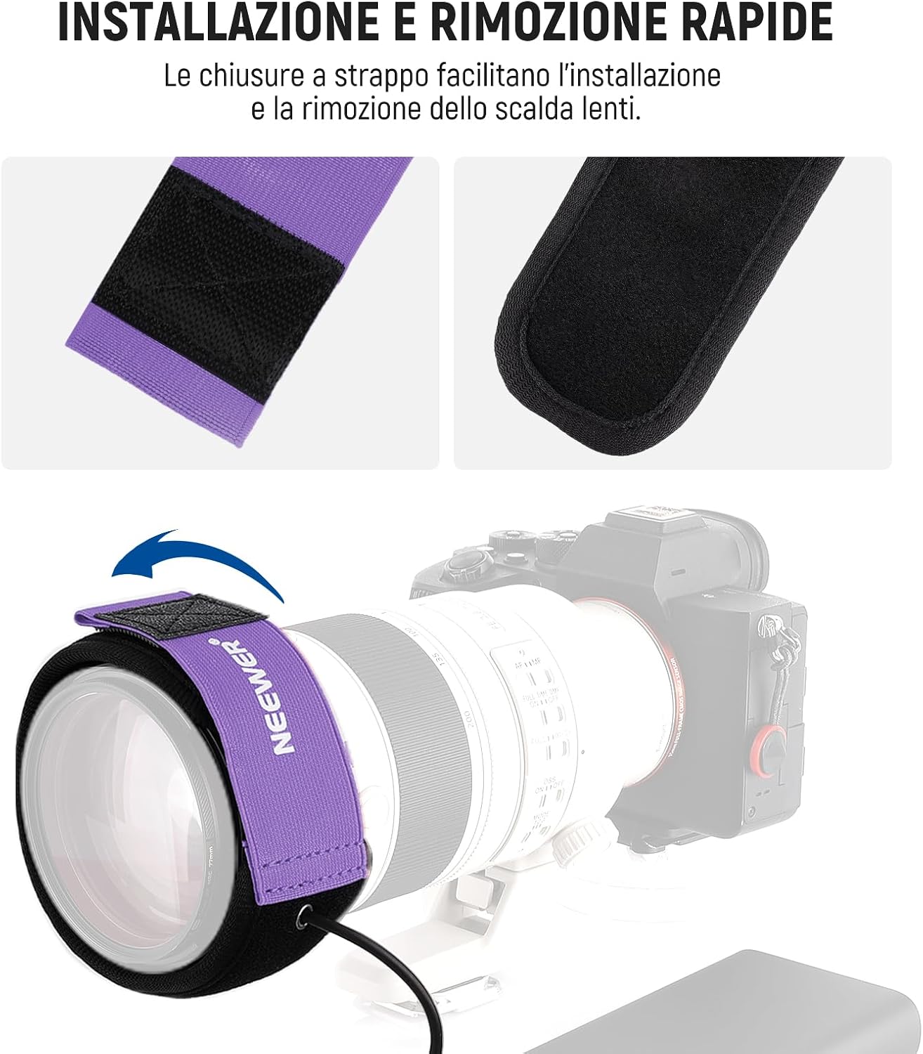 Thumbnail 5 de NEEWER HW-29B riscaldatore obiettivo USB 16”/400 mm con 3 livelli di temperatura