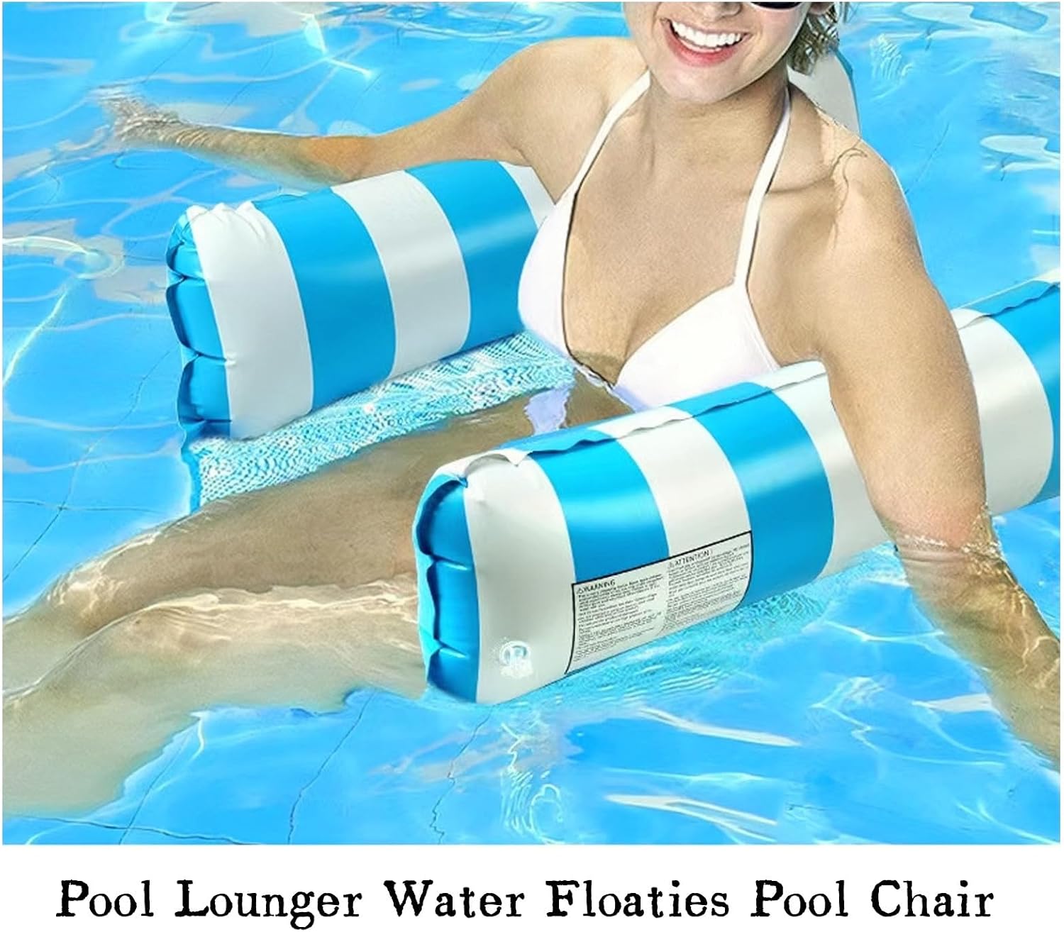 Thumbnail 1 de Pool Lounger Water Hammock in PVC and Nylon Mesh