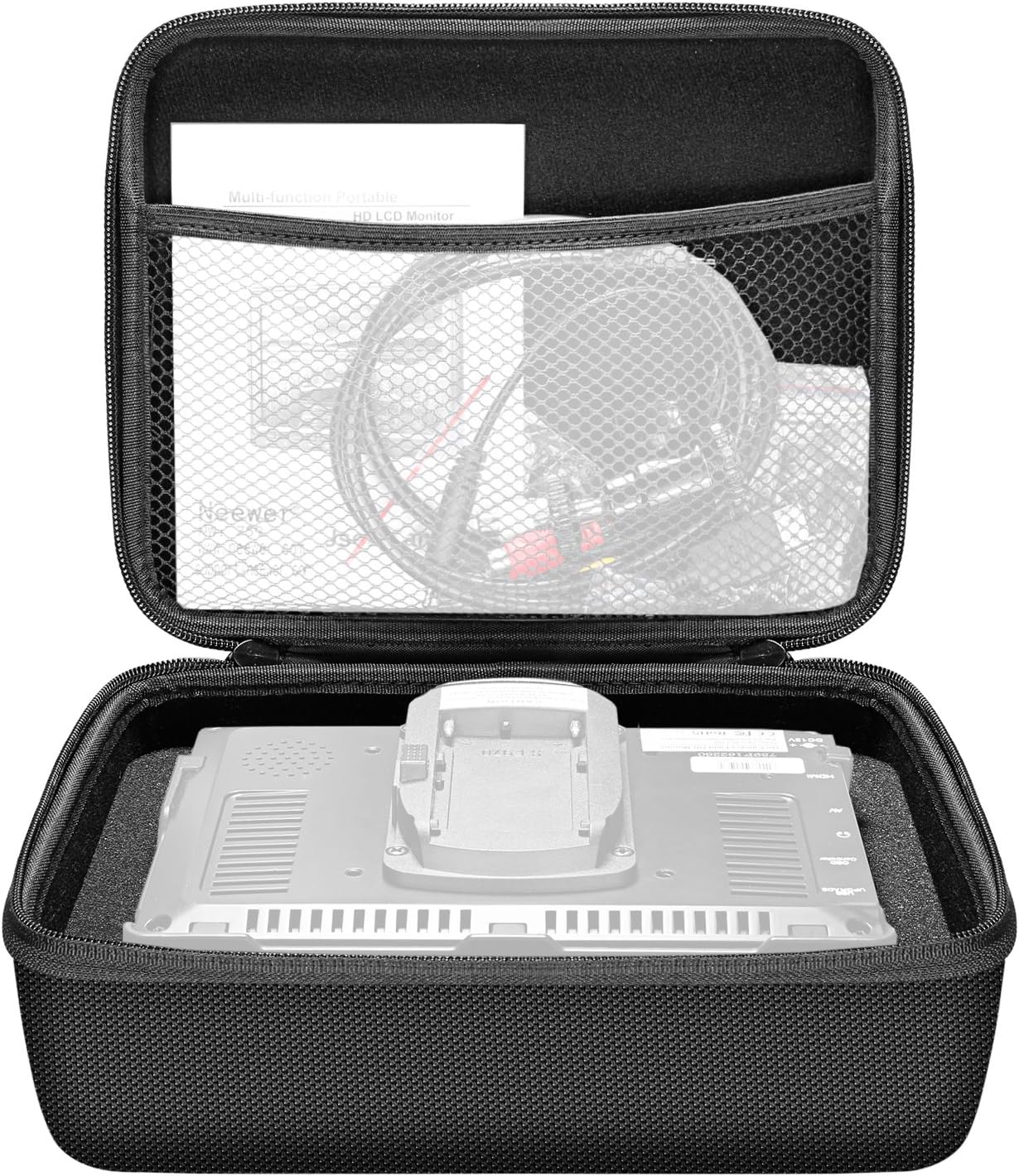 Detalle de Neewer 7-Inch Portable EVA Monitor Carrying Case for NW759/ FW759 and Similar 7-Inch Monitors
