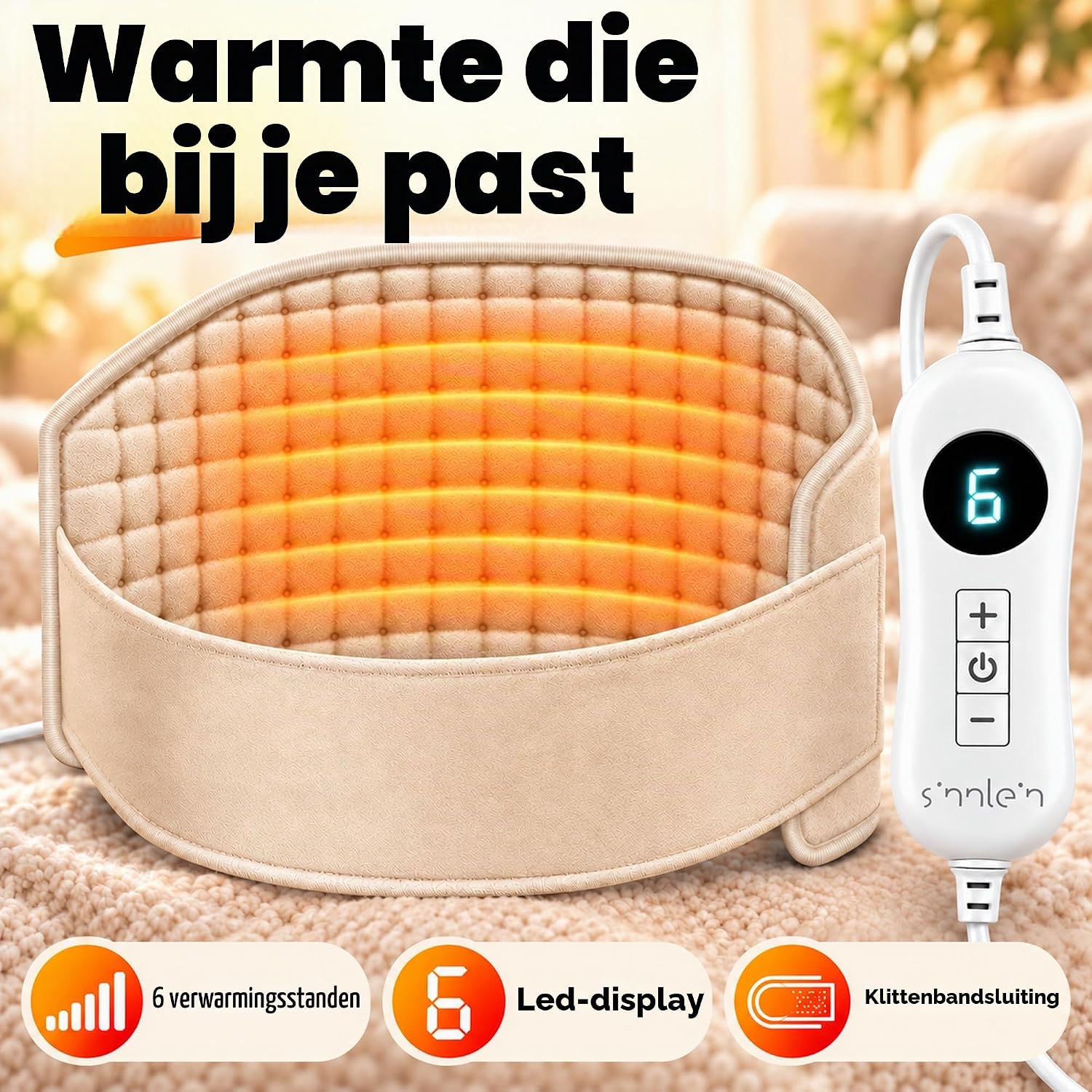 Thumbnail 1 de sinnlein Heizkissen Bauch voor rug en buik, 3 warmtestanden