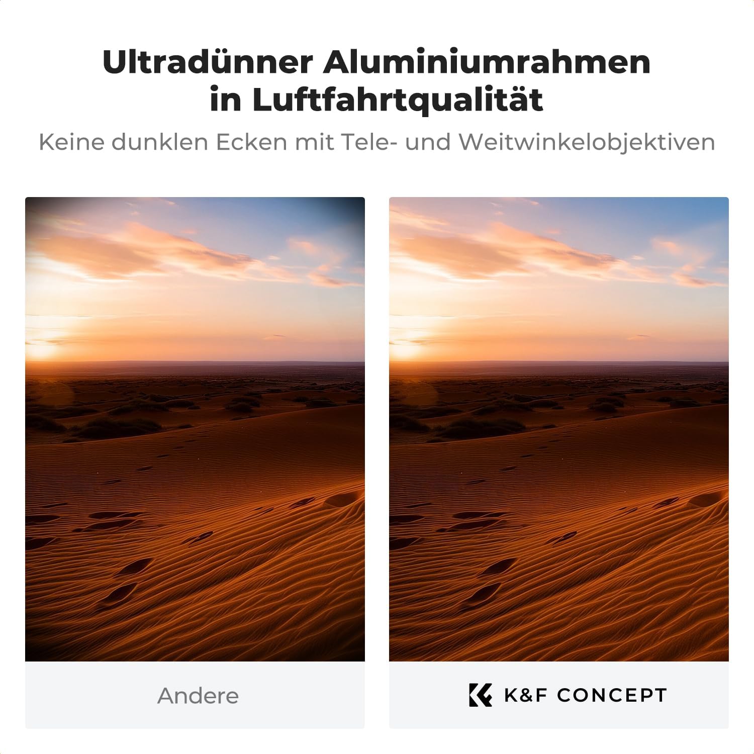 Thumbnail 6 de K&F CONCEPT UV-Filter 72 mm – Nano-Xcel 2-in-1 Schutzfilter mit Ultra-niedriger Reflexion