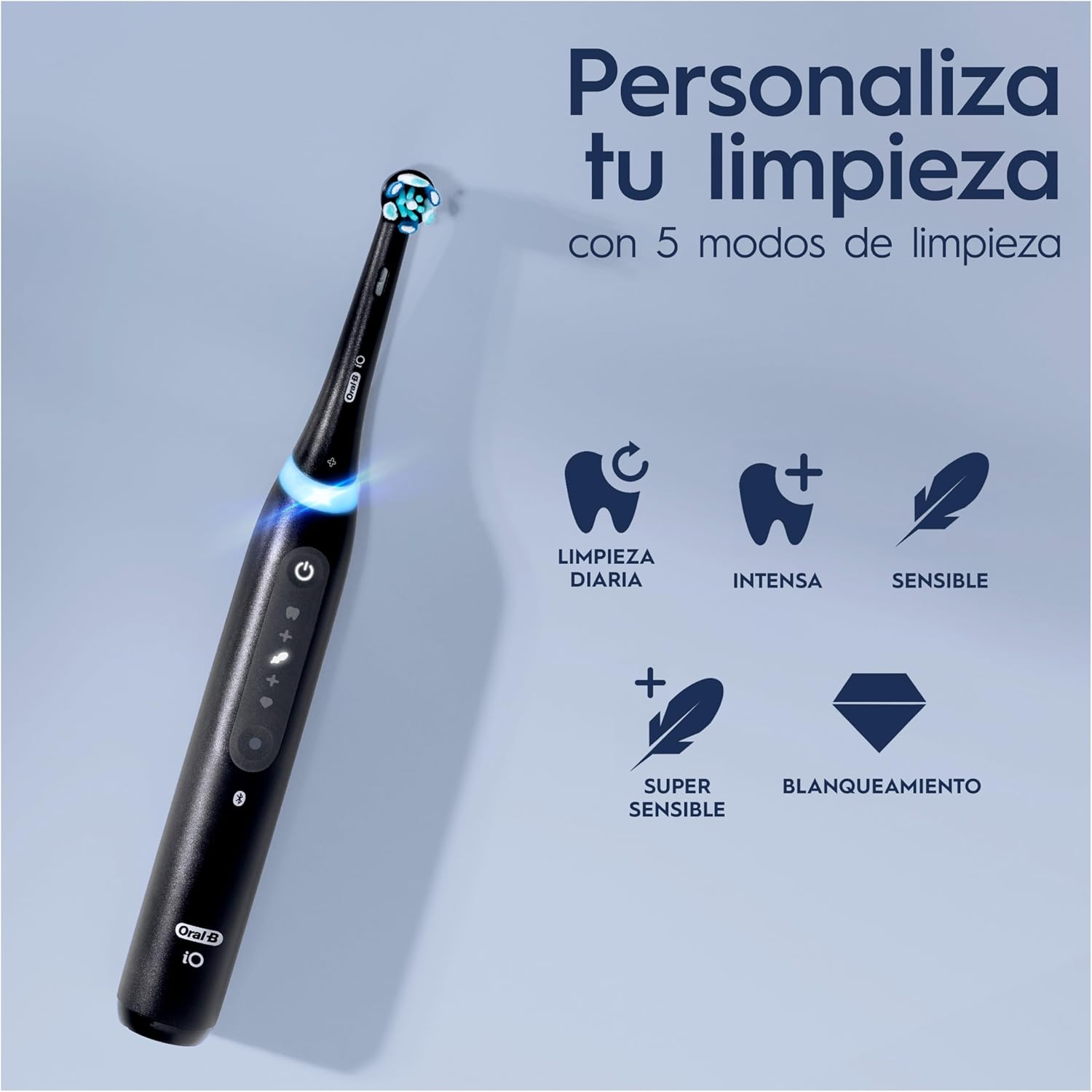 Detalle 2 de Oral-B iO 5 Cepillo Negro 5 modos