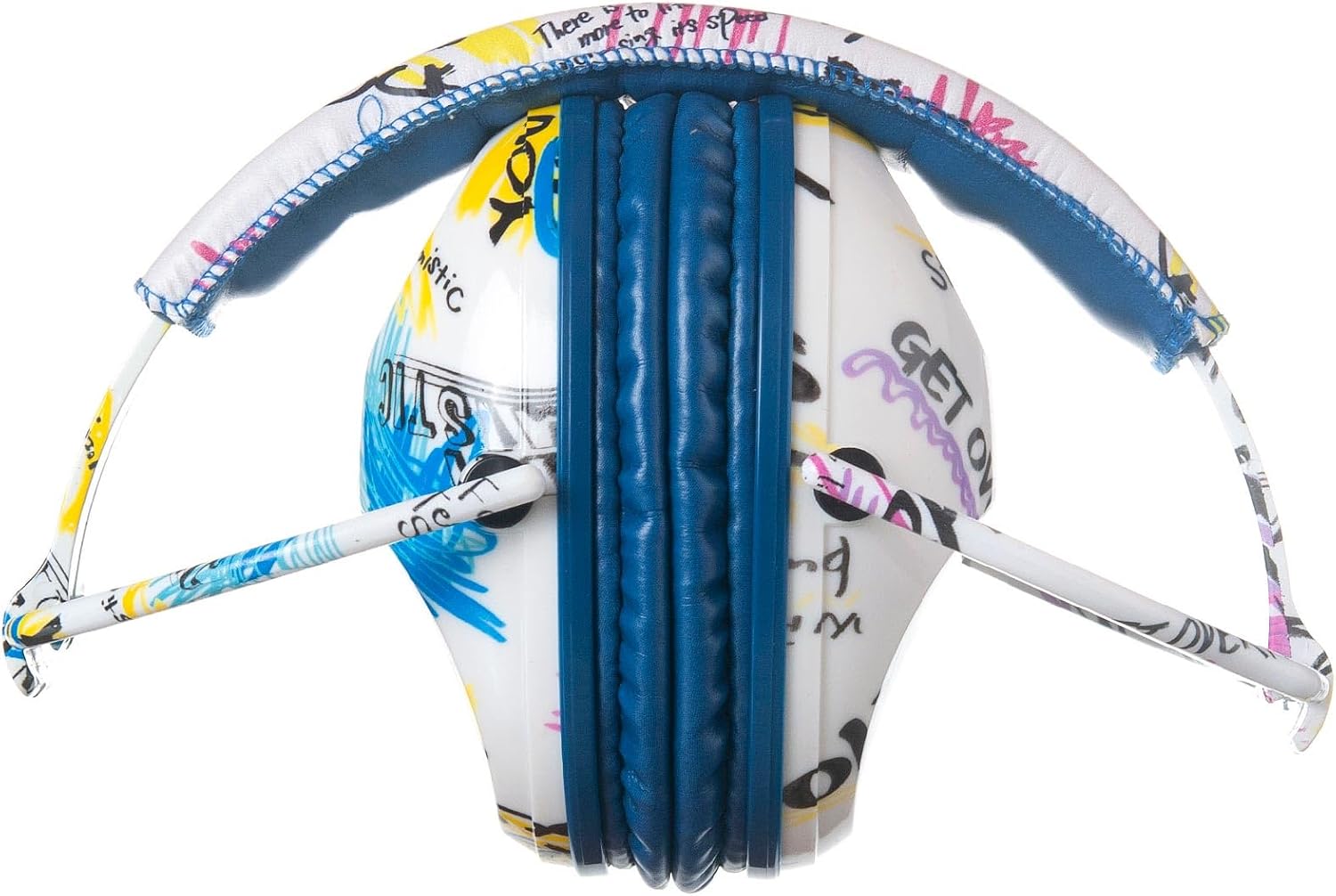 Detalle 2 de Kids' Hearing Protection Earmuffs Blue Graffiti