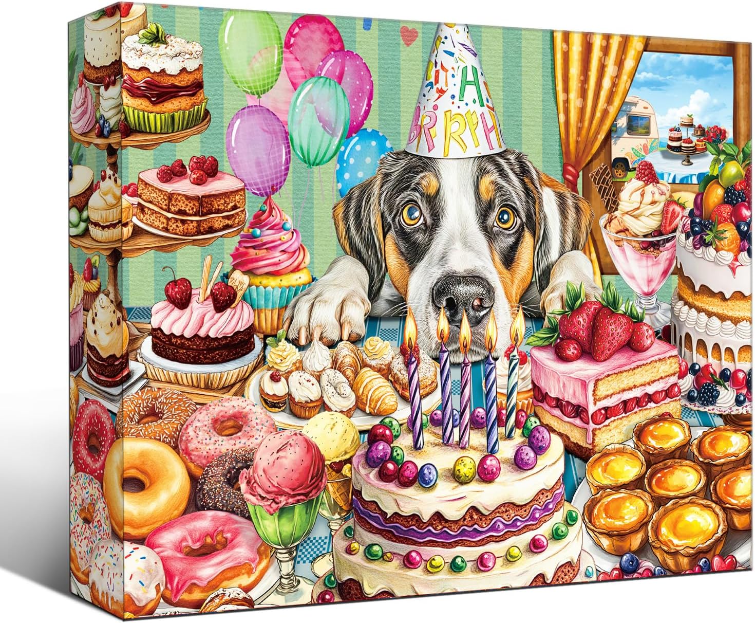 Thumbnail 6 de HUADADA 1000-Piece Jigsaw Puzzle for Adults – Dessert Feast Edition