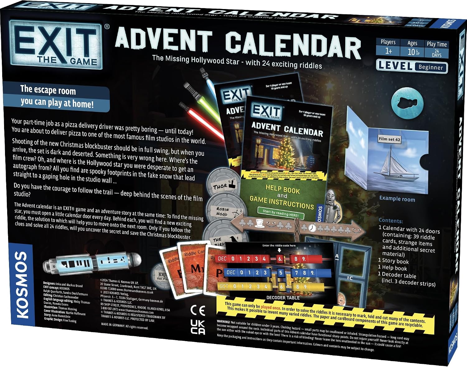 Thumbnail 1 de EXIT Advent Calendar Missing Hollywood Star