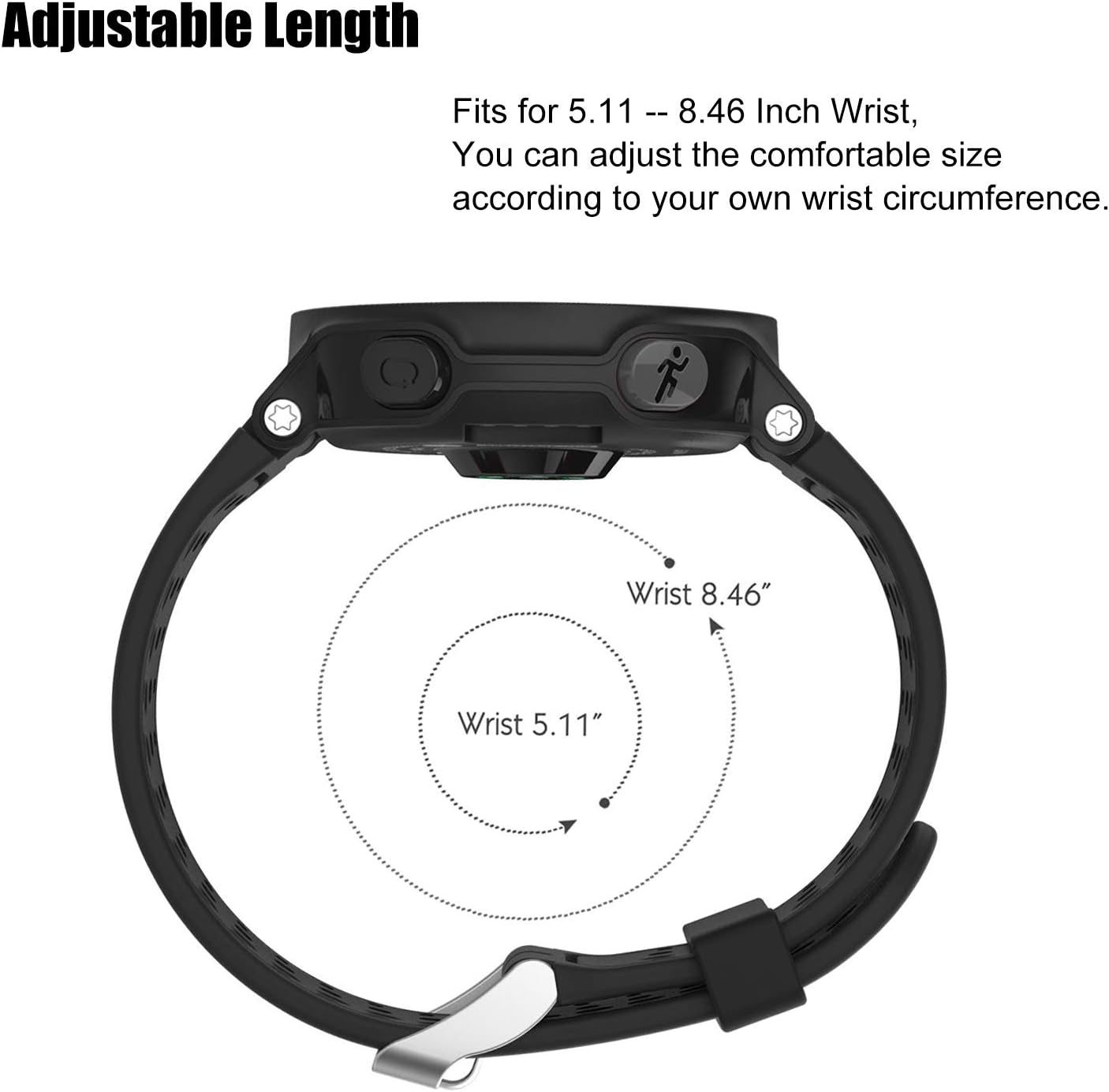 Thumbnail 2 de Gusfeliz Band for Garmin Approach S20/S5/S6 — Replacement Watch Strap