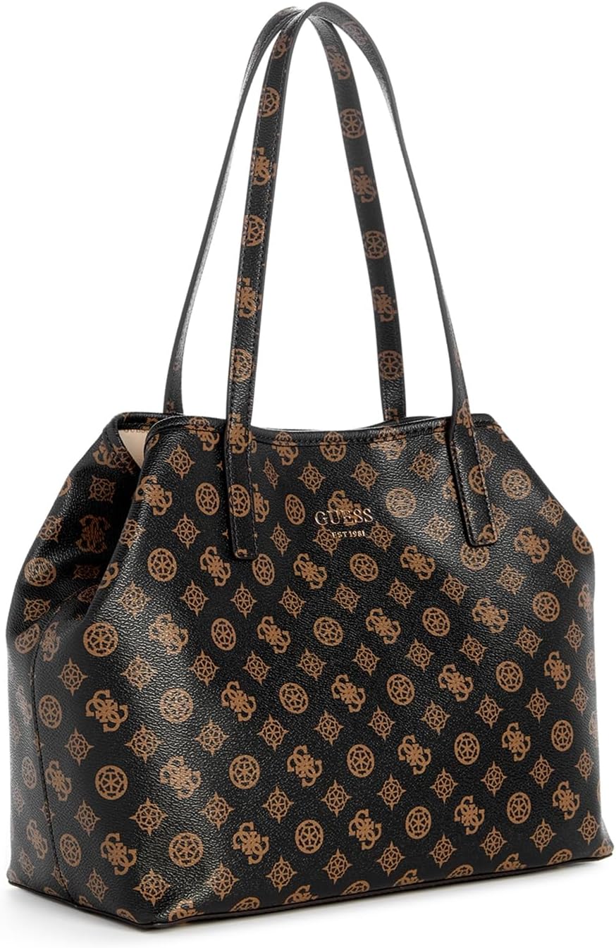 Detalle 2 de GUESS Vikky II Tote Women Brown – Taille unique