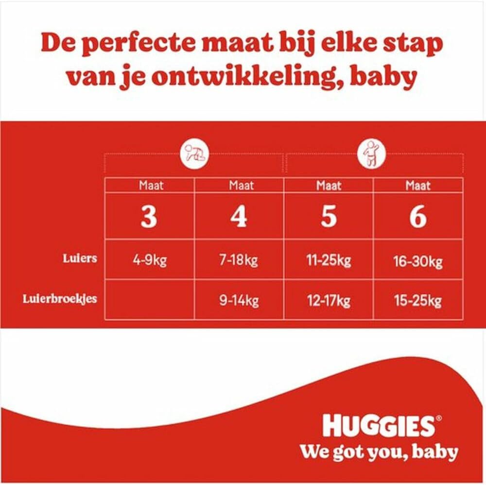 Thumbnail 1 de HUGGIES Little Movers couches bébé 168 👶