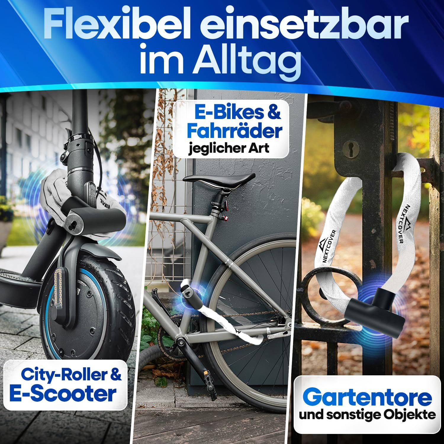 Thumbnail 5 de NEXTCOVER LockOne Fahrradschloss 90 cm