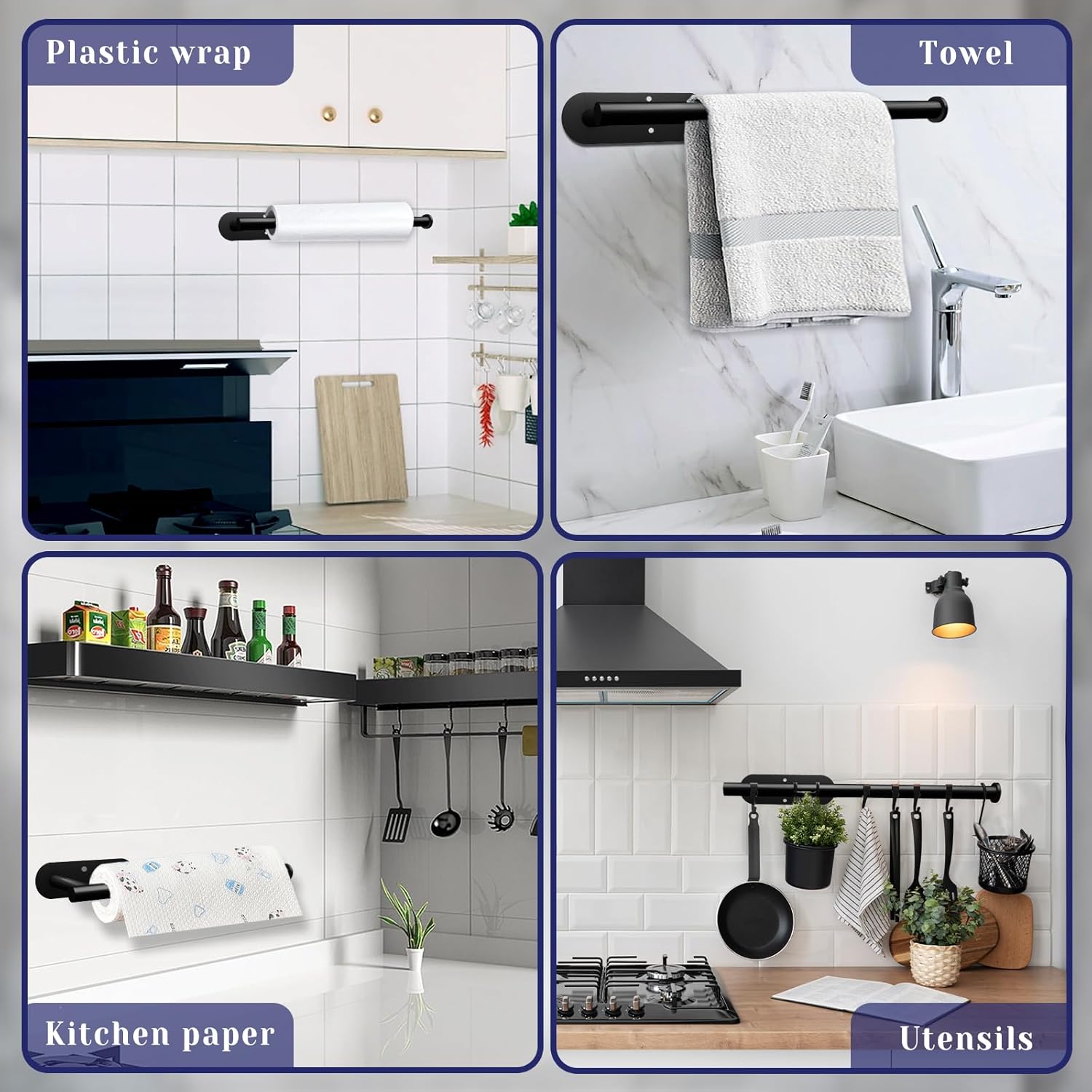 Detalle 2 de Paper Towel Holder Under Cabinet 🧻