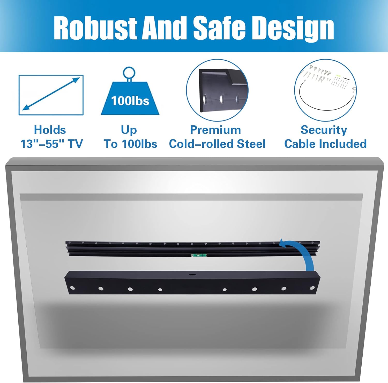 Thumbnail 1 de Studless Drywall TV Mount Max VESA 400x400