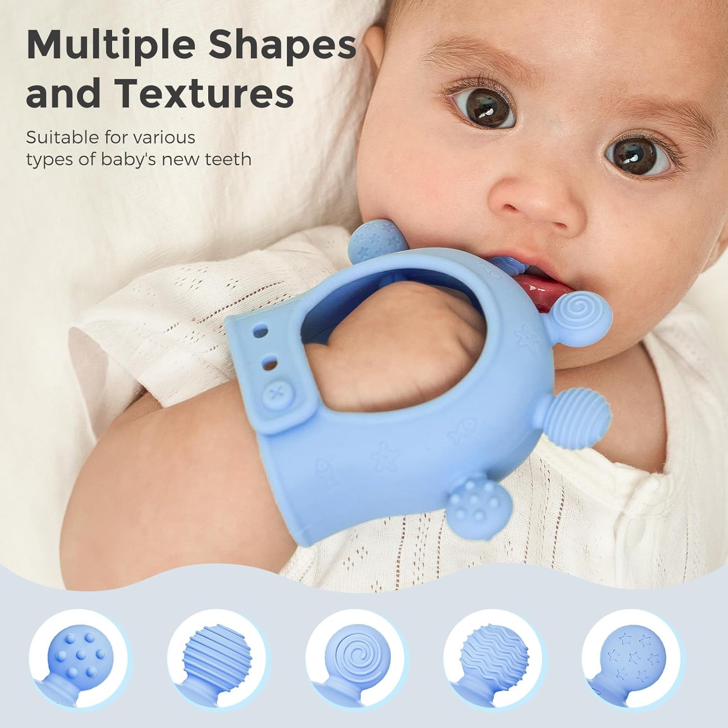 Thumbnail 3 de Momcozy Baby Teether Toys: Food Grade Silicone Teething Relief for 0–12 Months