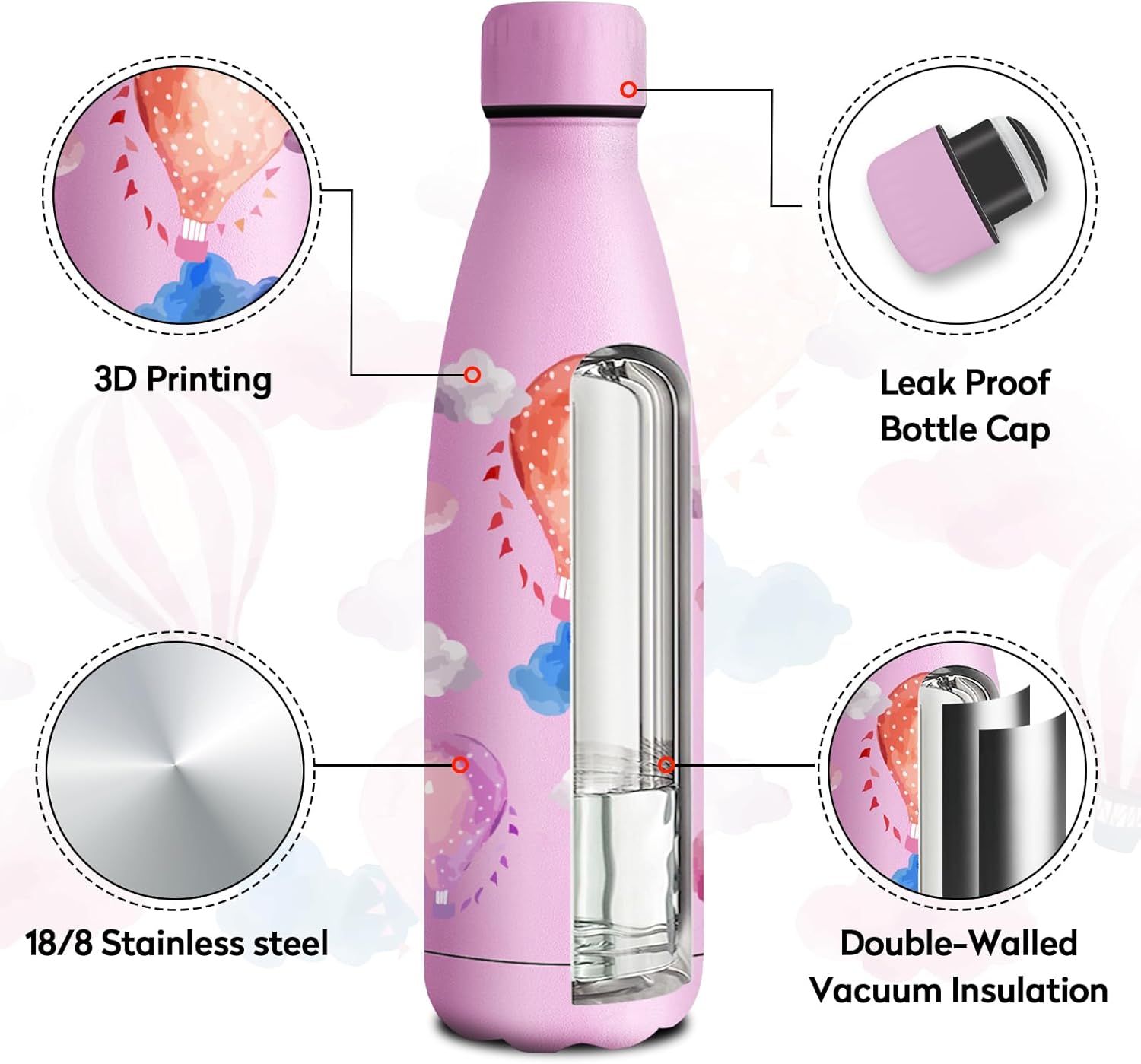 Thumbnail 2 de KollyKolla Botella Térmica Infantil 500ml 🧃 Sin BPA