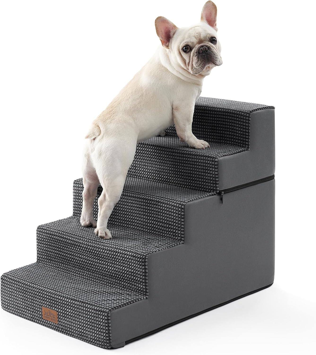 Detalle de COZY KISS Wide Dog Stairs for Small Dogs