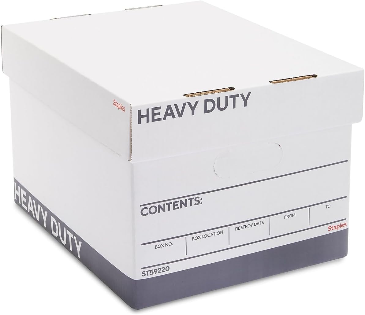 Detalle de Staples Triple Wall Heavy Duty File Boxes, Letter/Legal, 12/Carton