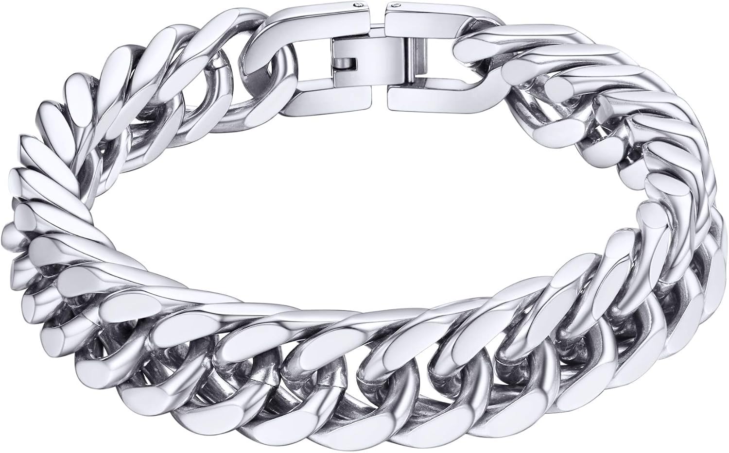 Detalle de ChainsHouse Bracelet Acier 12 mm 21 cm