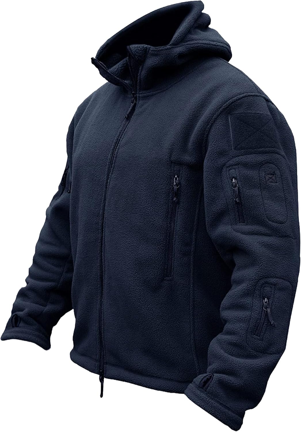 Thumbnail 6 de TACVASEN Herren Fleecejacke Winddicht mit Kapuze
