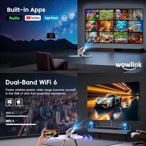 Thumbnail 2 de Wowlink W210 Mini Proiettore con WiFi 6 e Bluetooth 5.4: piccolo grande cinema in casa