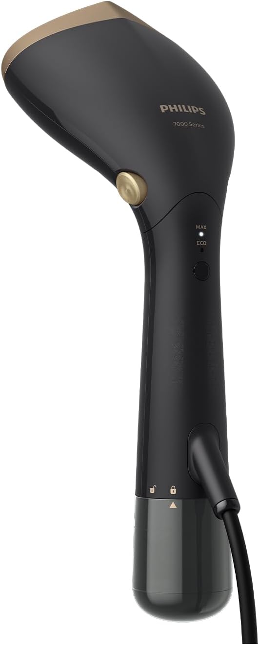 Detalle de PHILIPS Défroisseur à Main Série 7000 STH7060/80 — Steamer 1500W, vapeur 28 g/min, OptimalTEMP