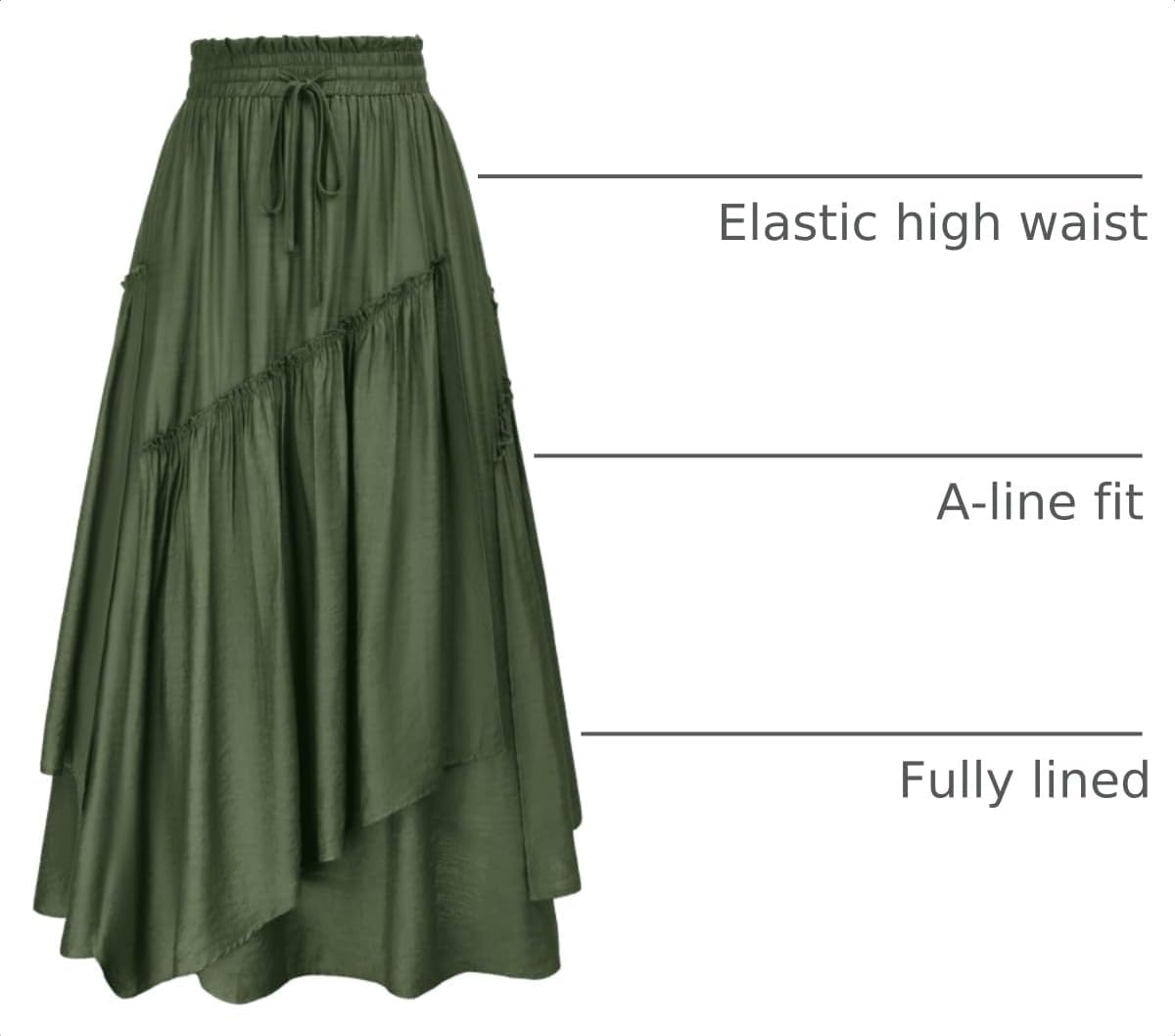 Detalle 2 de SCARLRT Women's Maxi Skirt