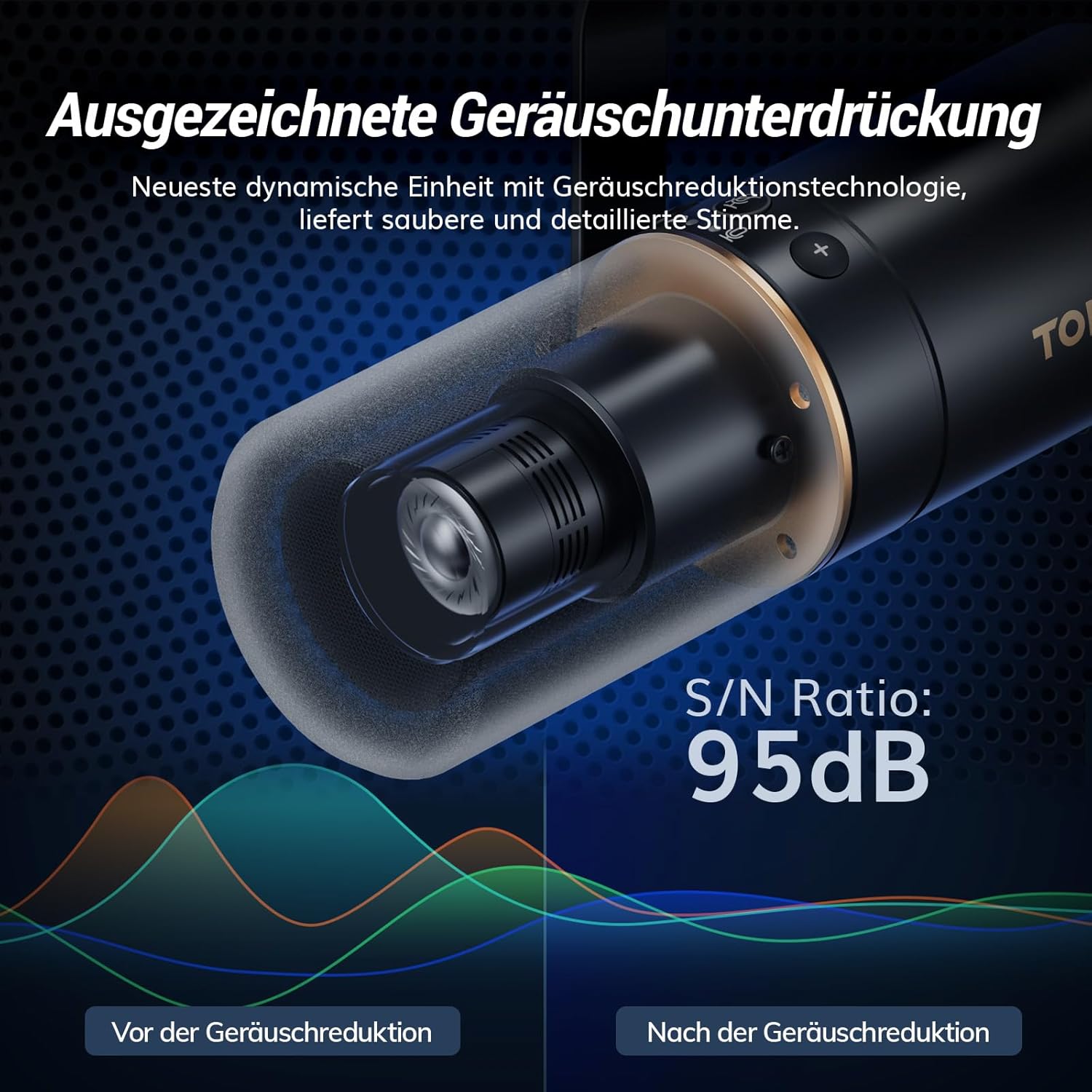 Thumbnail 2 de TONOR TD510+ dynamisches Mikrofon mit XLR/USB
