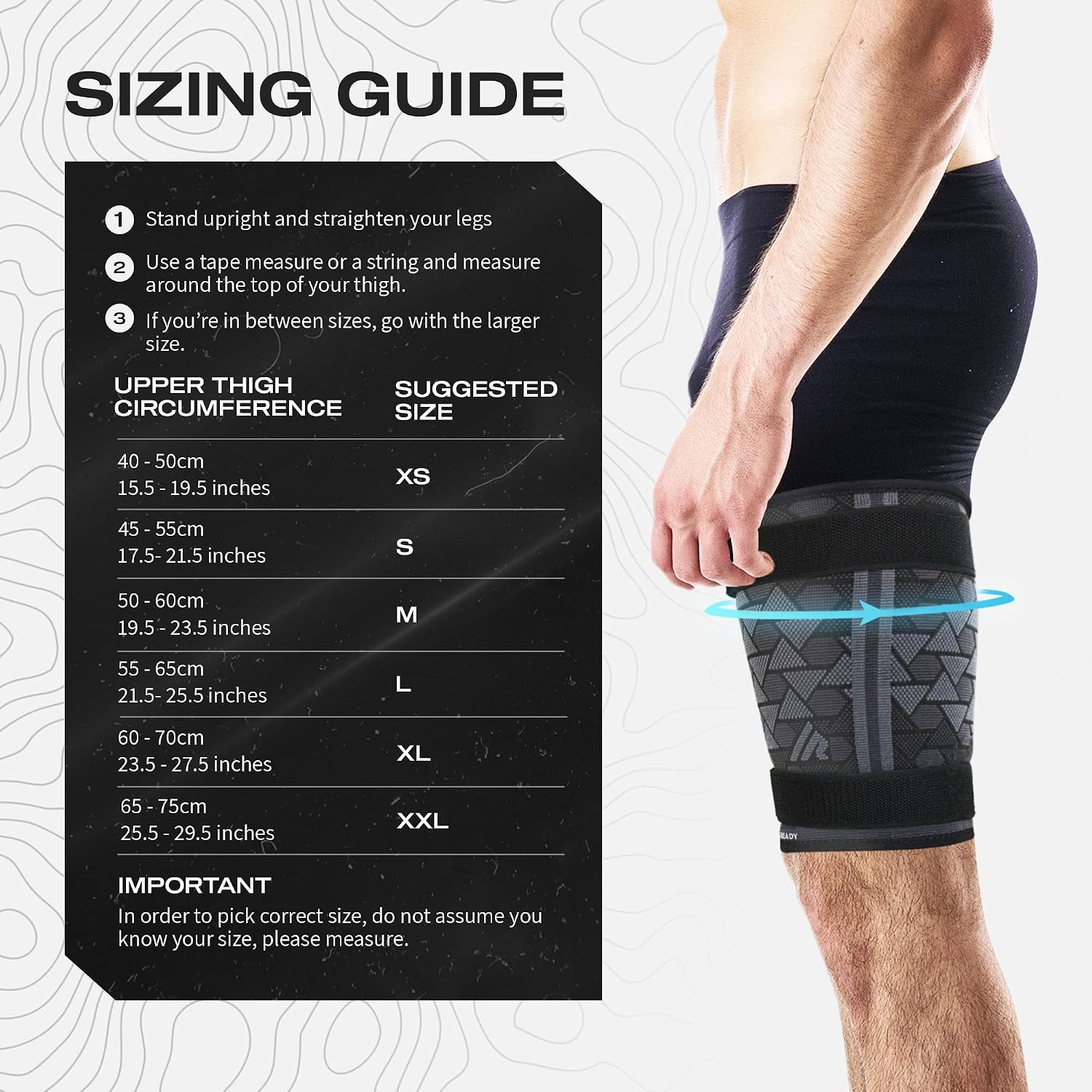 Detalle de Always Ready Thigh Compression Support Sleeve