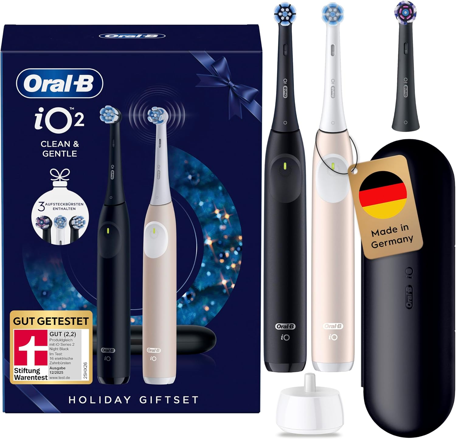 Detalle de Oral-B iO Series 2 Doppelpack Schwarz Pink