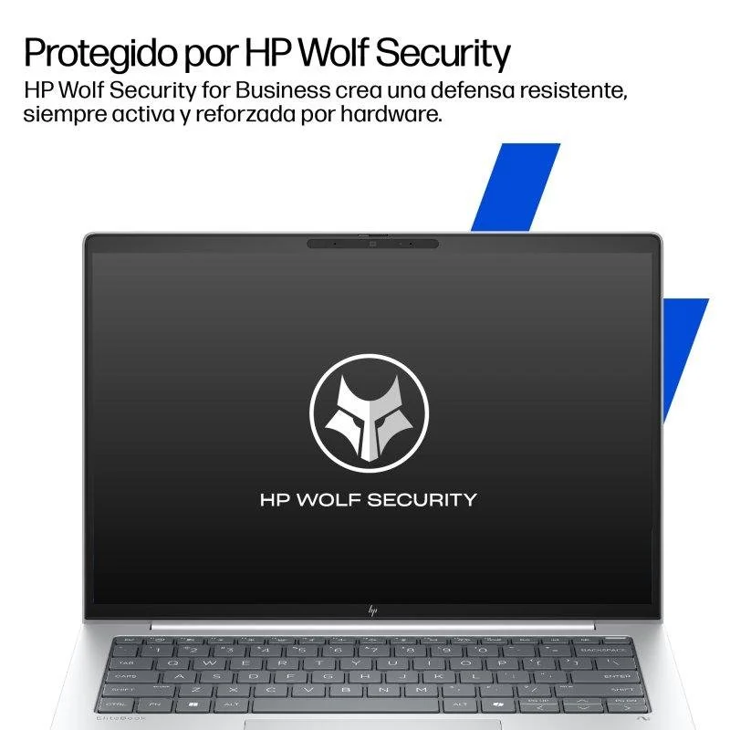 Detalle de HP EliteBook 8 G1i, portátil de 14 pulgadas con Core Ultra 7 256V y SSD de 512 GB