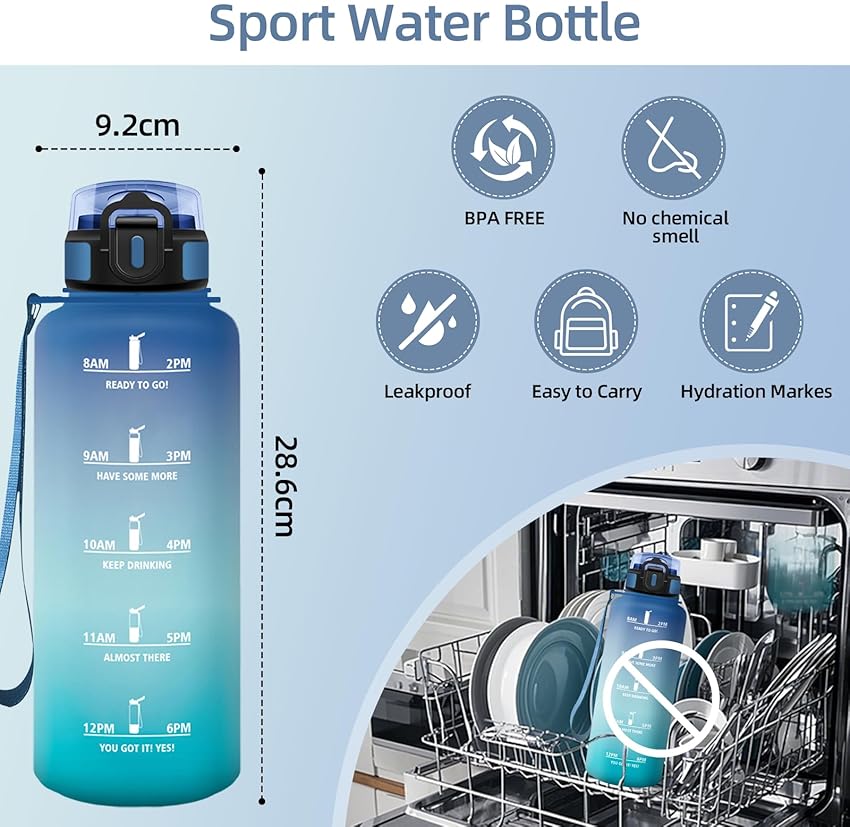Detalle 2 de HoneyHolly Botella agua 1,5 L motivacional 🚰
