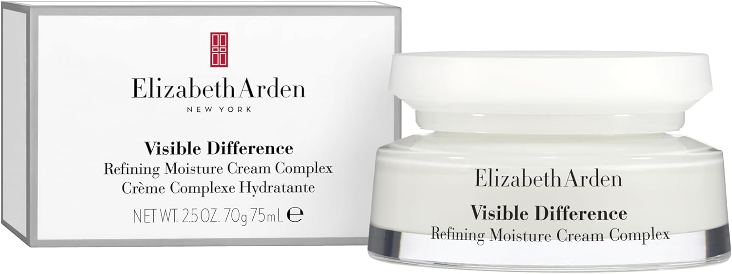 Detalle de Elizabeth Arden Visible Difference Crema Giorno Idratante 75 ml con Squalano – idrata, leviga e migliora il tono