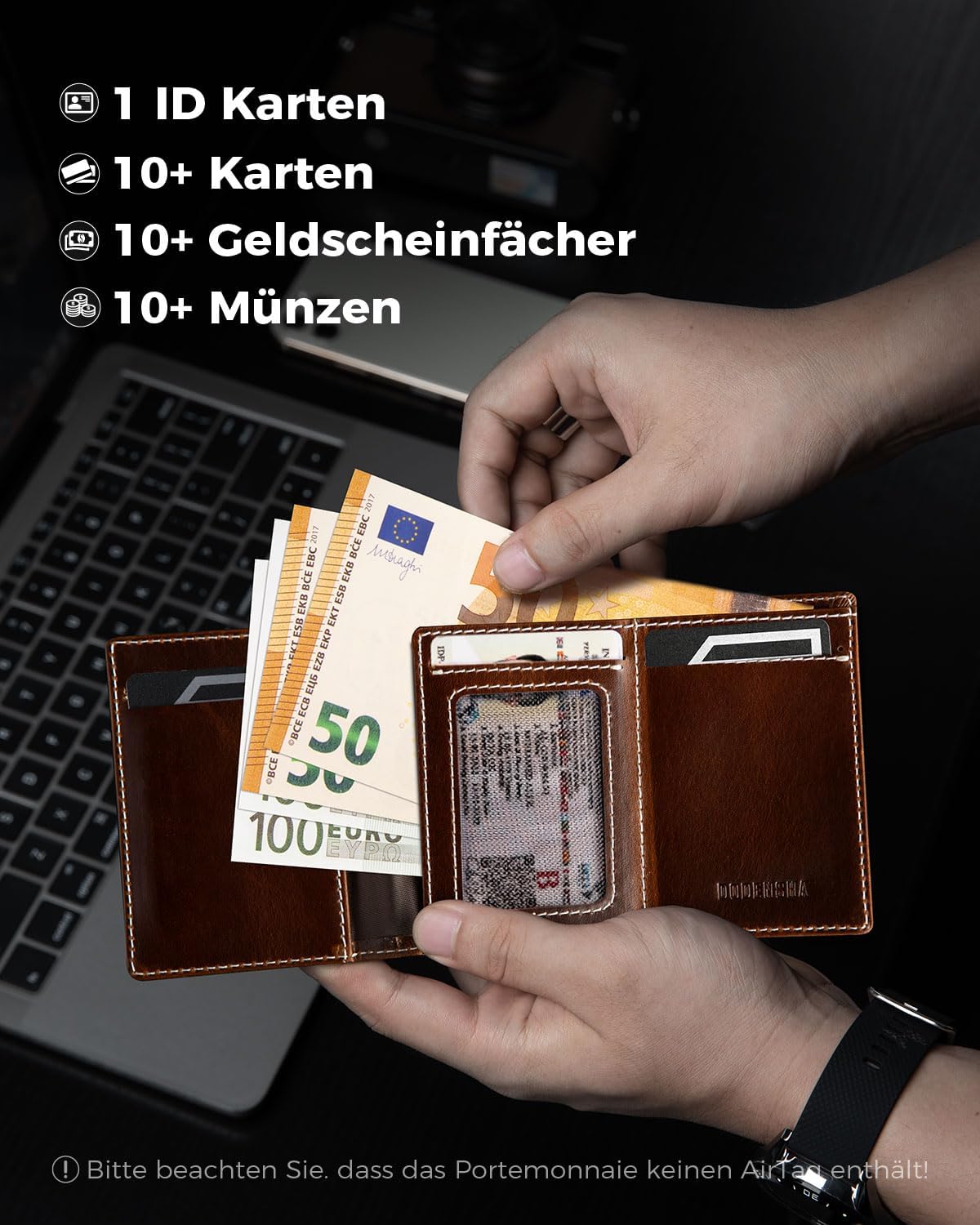 Thumbnail 6 de DODENSHA Airtag 2 Wallet Herren Airtag Wallet