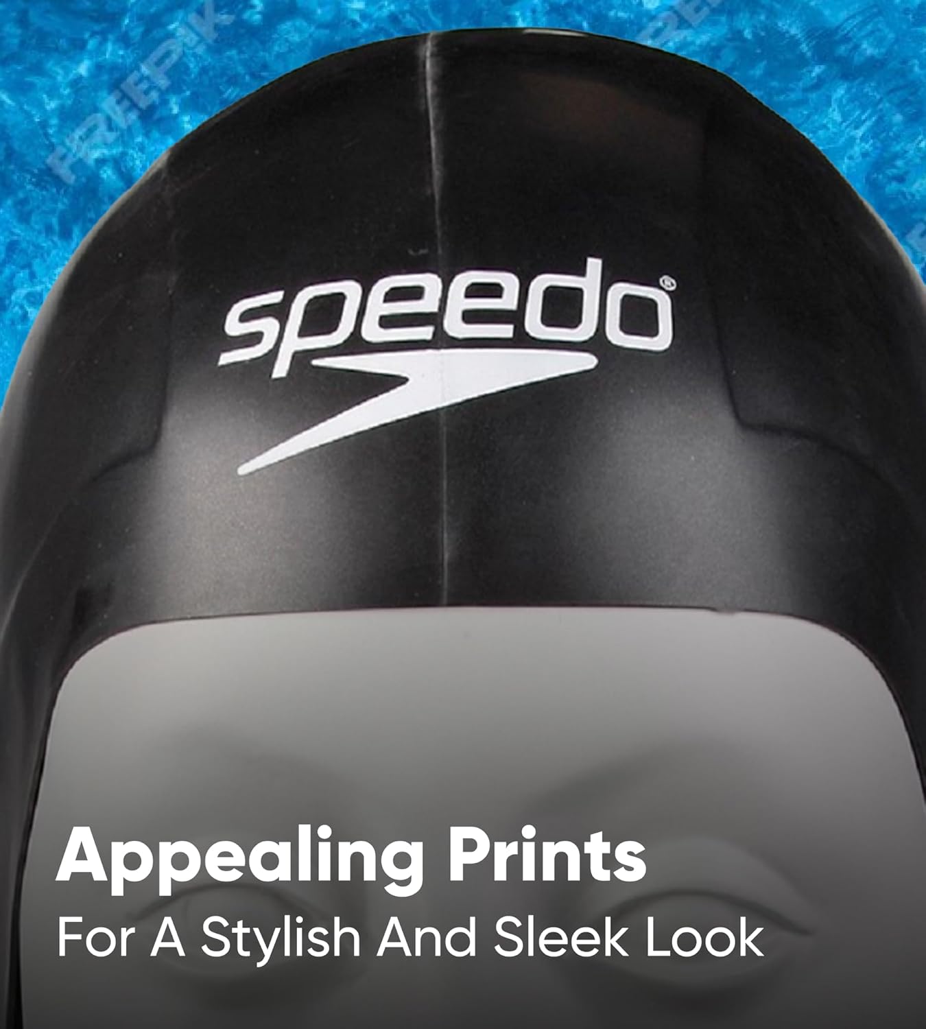 Detalle de Speedo Aqua V Racing Cap Unisexe – réduction de traînée et confort lors de la natation