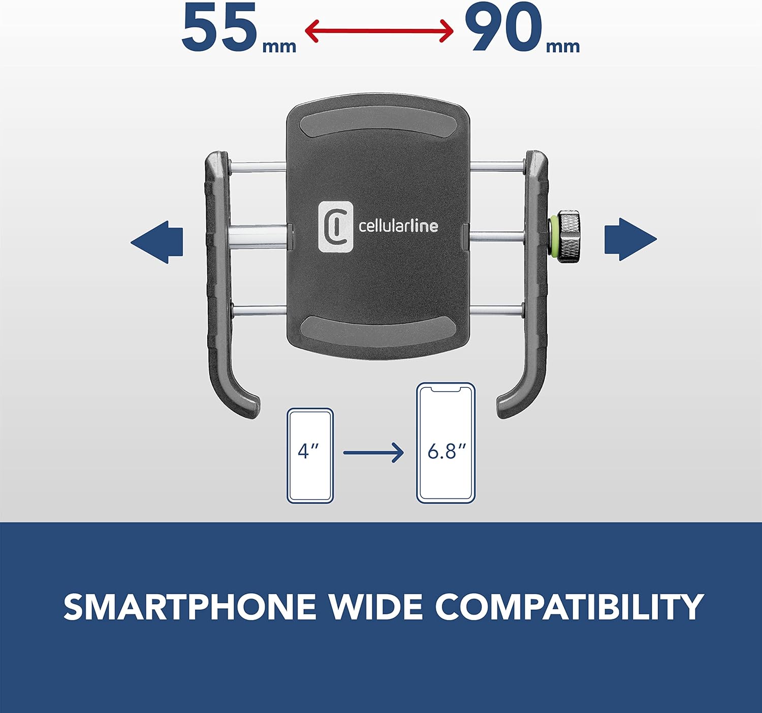 Thumbnail 5 de Cellularline Rider Steel - Soporte Universal para Smartphone 🚴‍♂️
