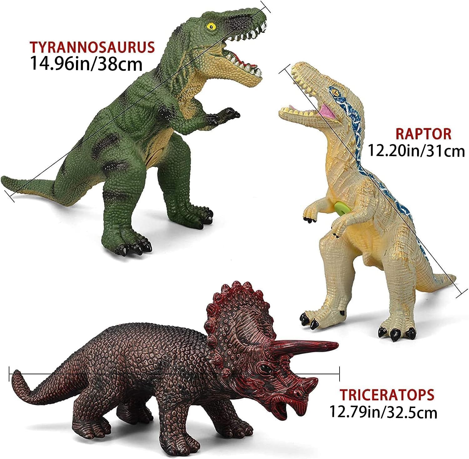 Thumbnail 2 de Gzsbaby 6 Piece Jumbo Dinosaur Toys for Toddlers