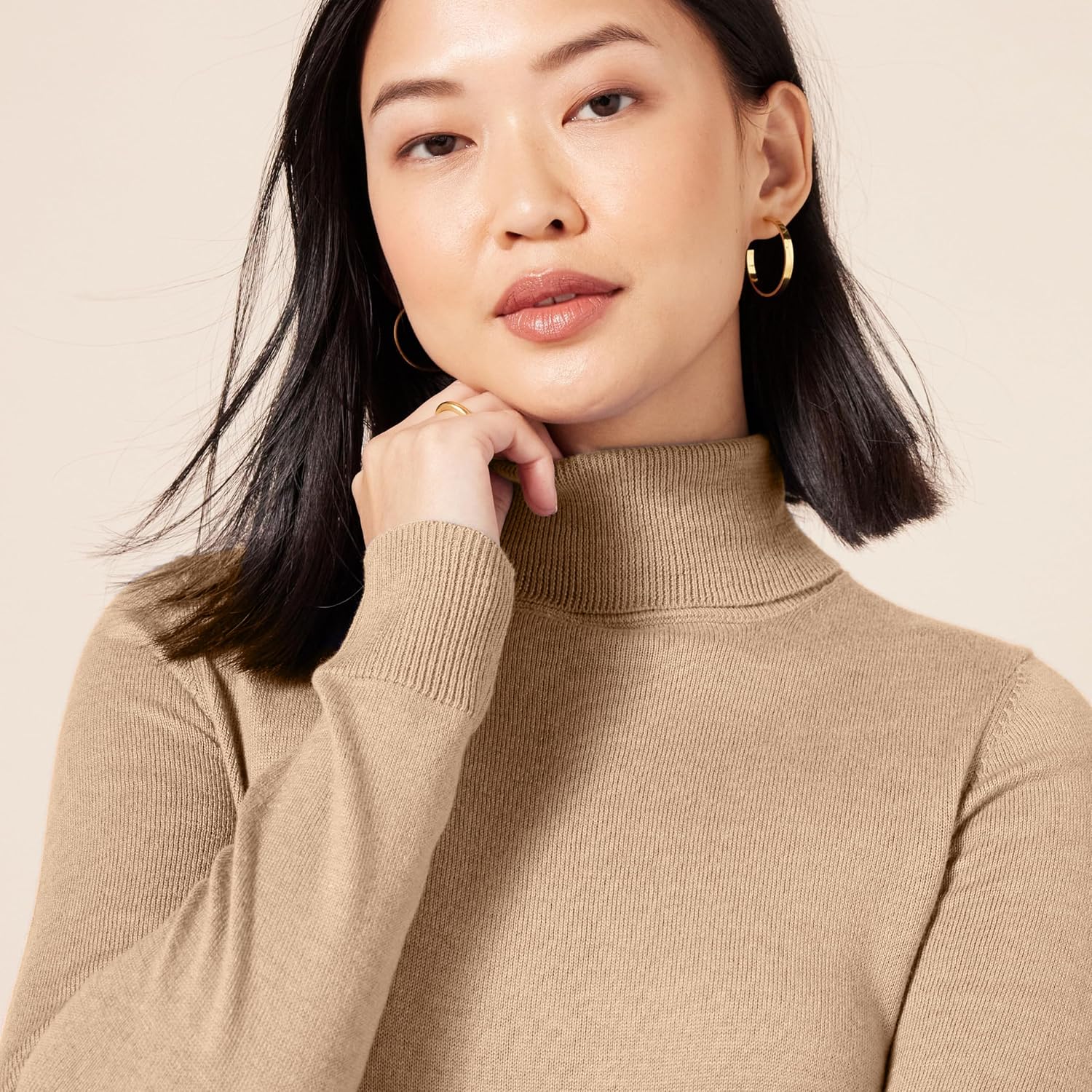 Thumbnail 2 de Amazon Essentials Damen Leichter Langärmeliger Rollkragenpullover – Klassischer Schnitt