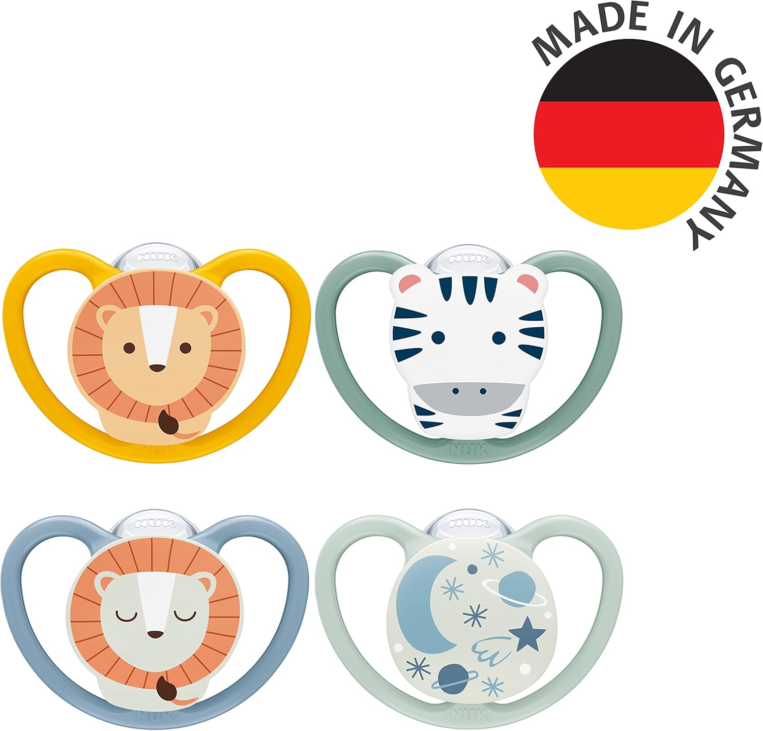 Thumbnail 6 de NUK Space Day & Night Dummy 18-36 Months