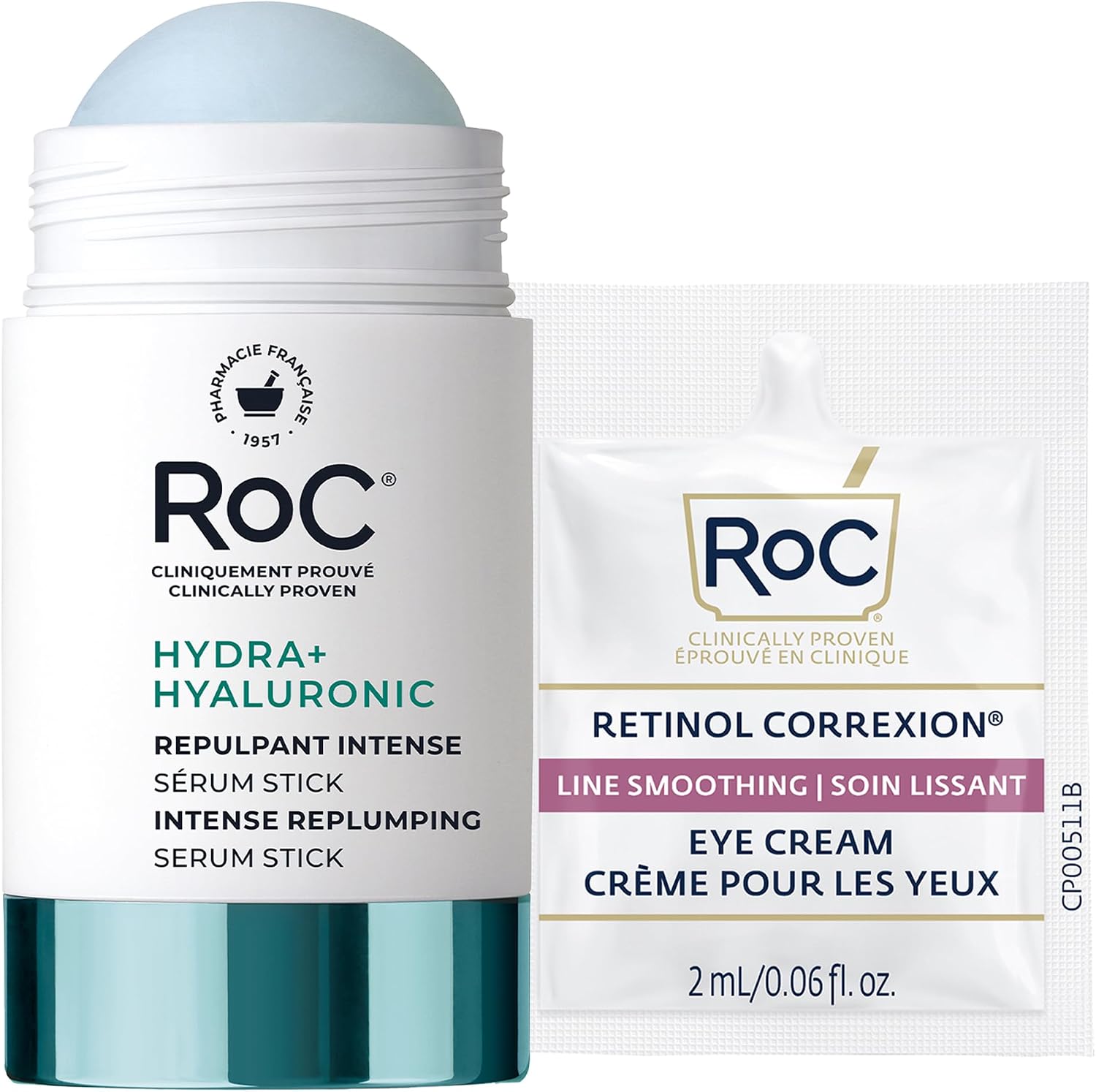 Detalle de RoC Hydration+ Replumping Serum Stick, 0.7 oz, Cooling & Fragrance-Free