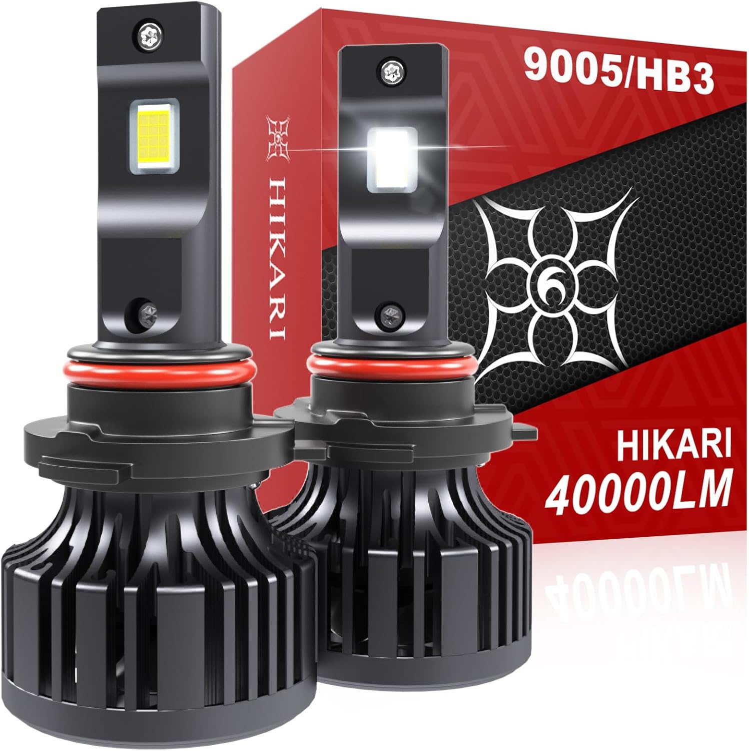 Thumbnail 6 de HIKARI WINGS 2026 40000LM H4 9003 Dual Beam LED Bulbs — High-Output, Easy Install, CANBUS-Ready
