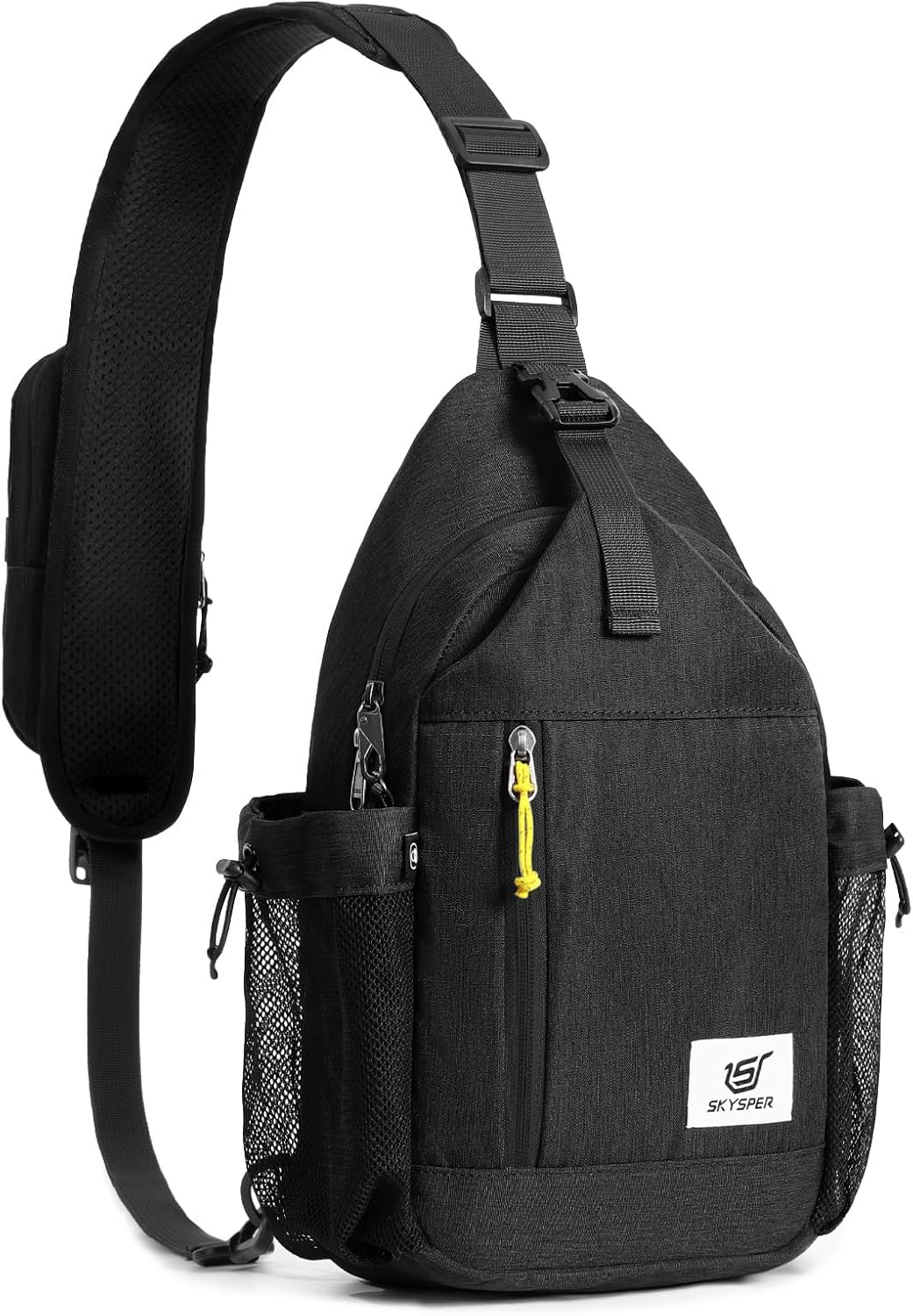 Detalle de SKYSPER Sling Bag anti-theft crossbody with RFID protection and 7 pockets