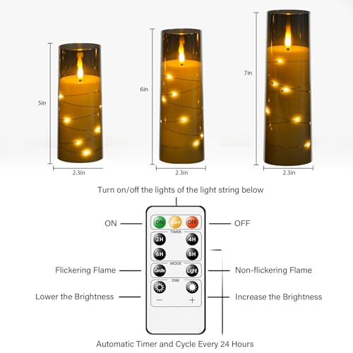 Thumbnail 4 de Nimiko Flameless LED Candles, 9 Pcs 🕯