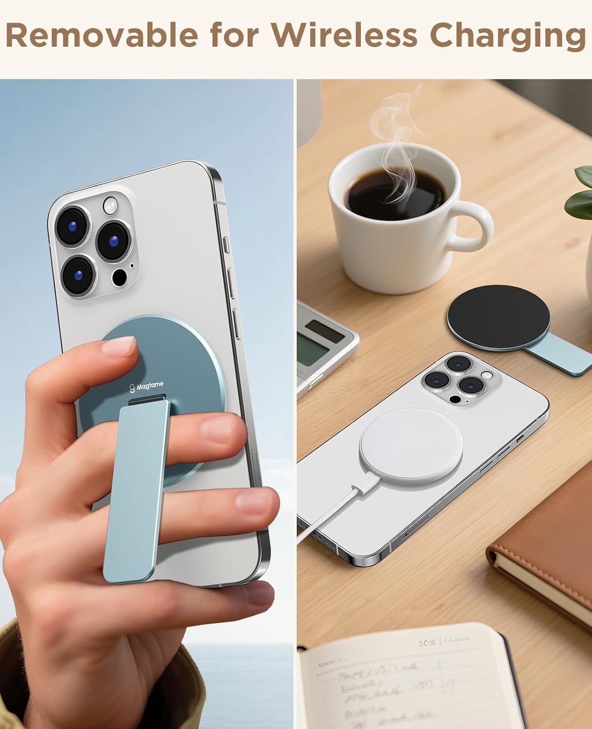 Thumbnail 5 de Magtame Support de téléphone magnétique 3‑en‑1