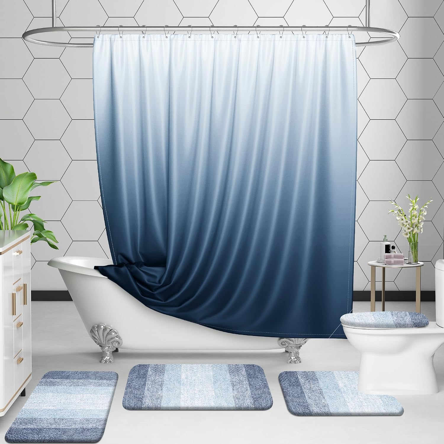 Thumbnail 6 de OLANLY Bathroom Rugs Set 3-piece, 30"x20"