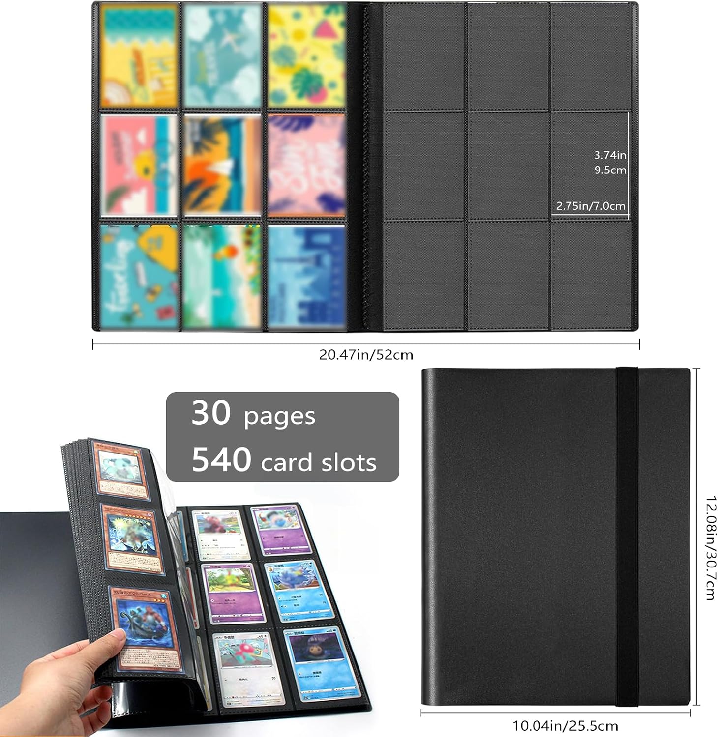 Thumbnail 1 de AMSGANK Trading Card Binder, 540-card capacity