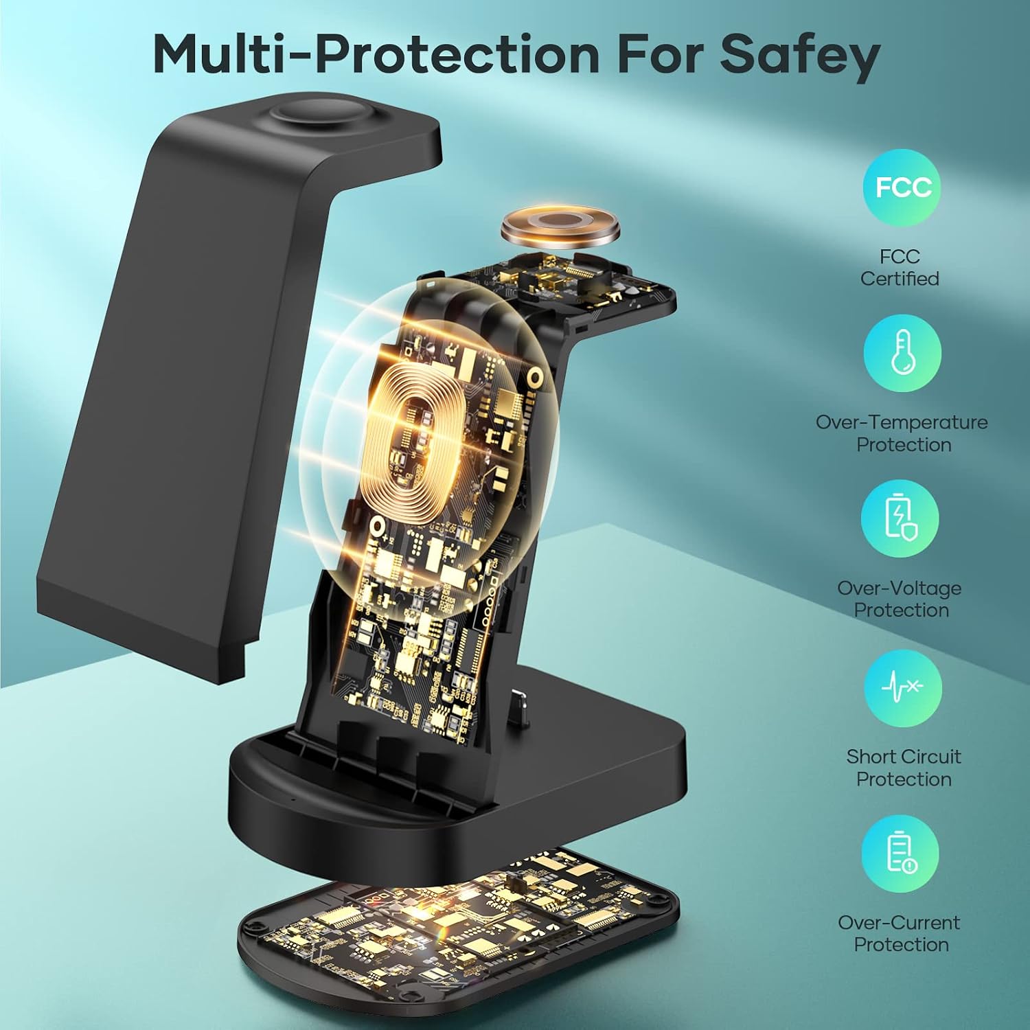 Thumbnail 3 de bakibo 3 in 1 Wireless Charging Station