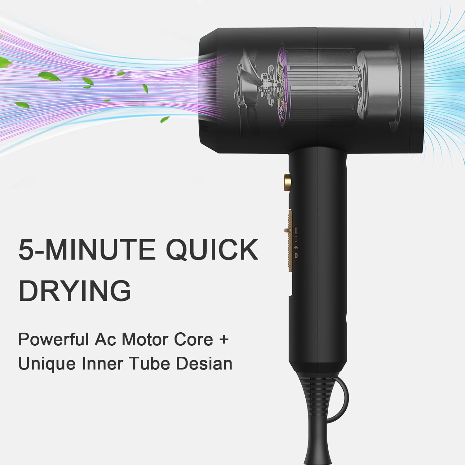 Detalle 2 de Slopehill Professional Ionic Hair Dryer 1800W ๐โ