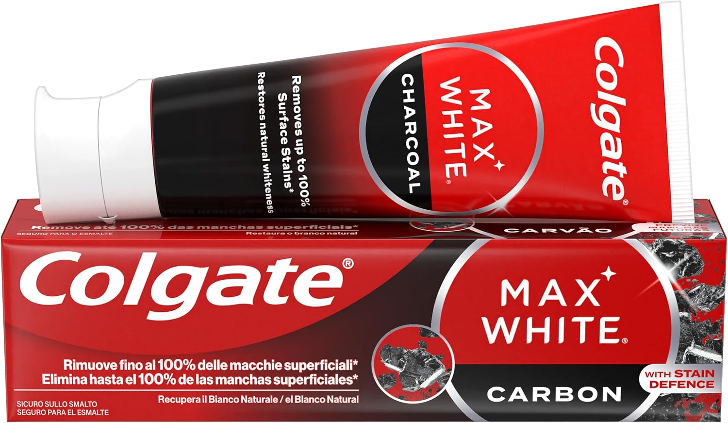 Thumbnail 3 de Colgate Max White Charcoal, pasta dental 75 ml