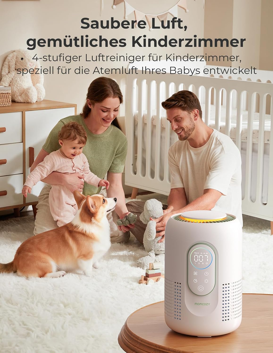 Thumbnail 1 de Momcozy Luftreiniger Kinderzimmer mit H13 HEPA